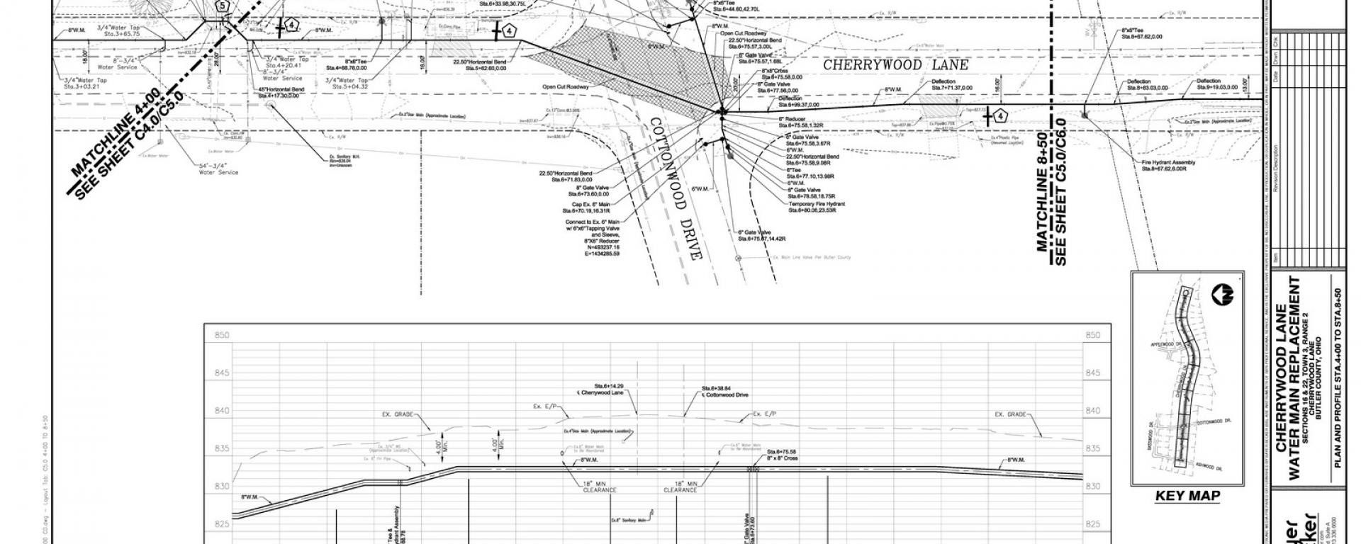 water main replacement rendering