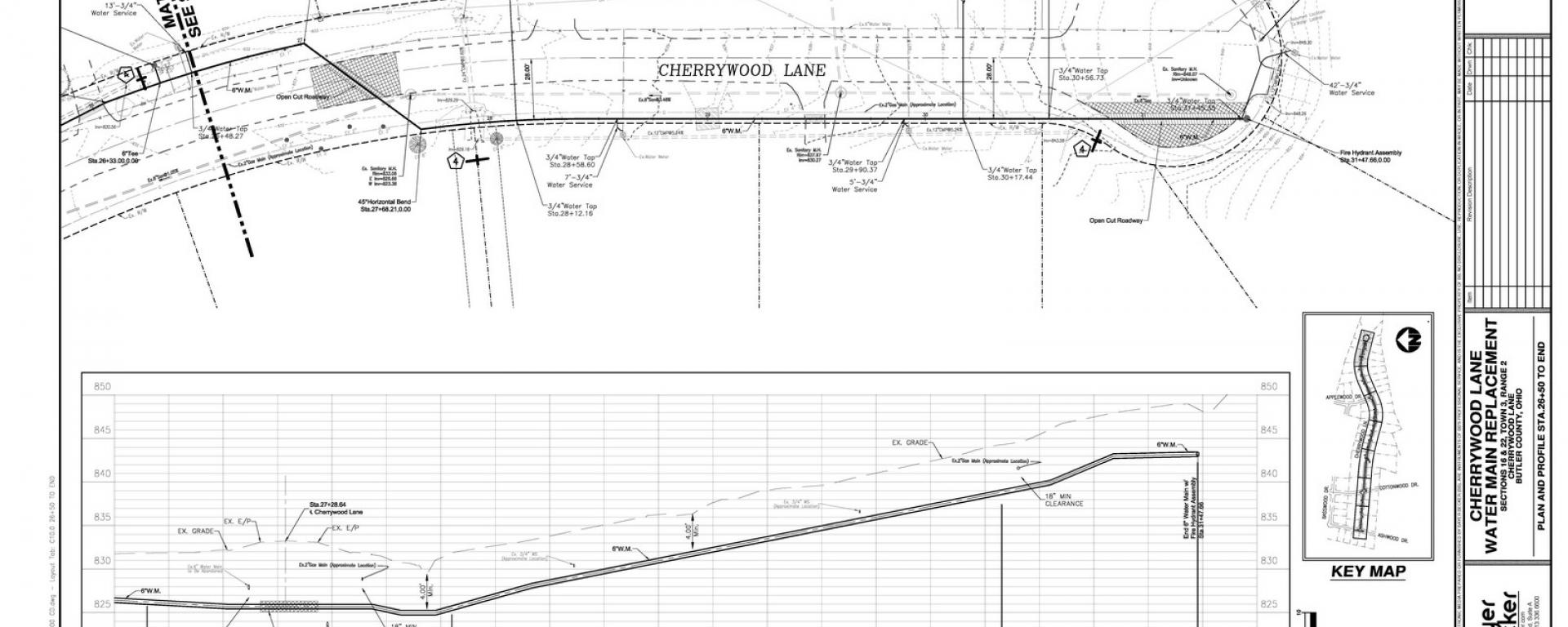 water main replacement rendering