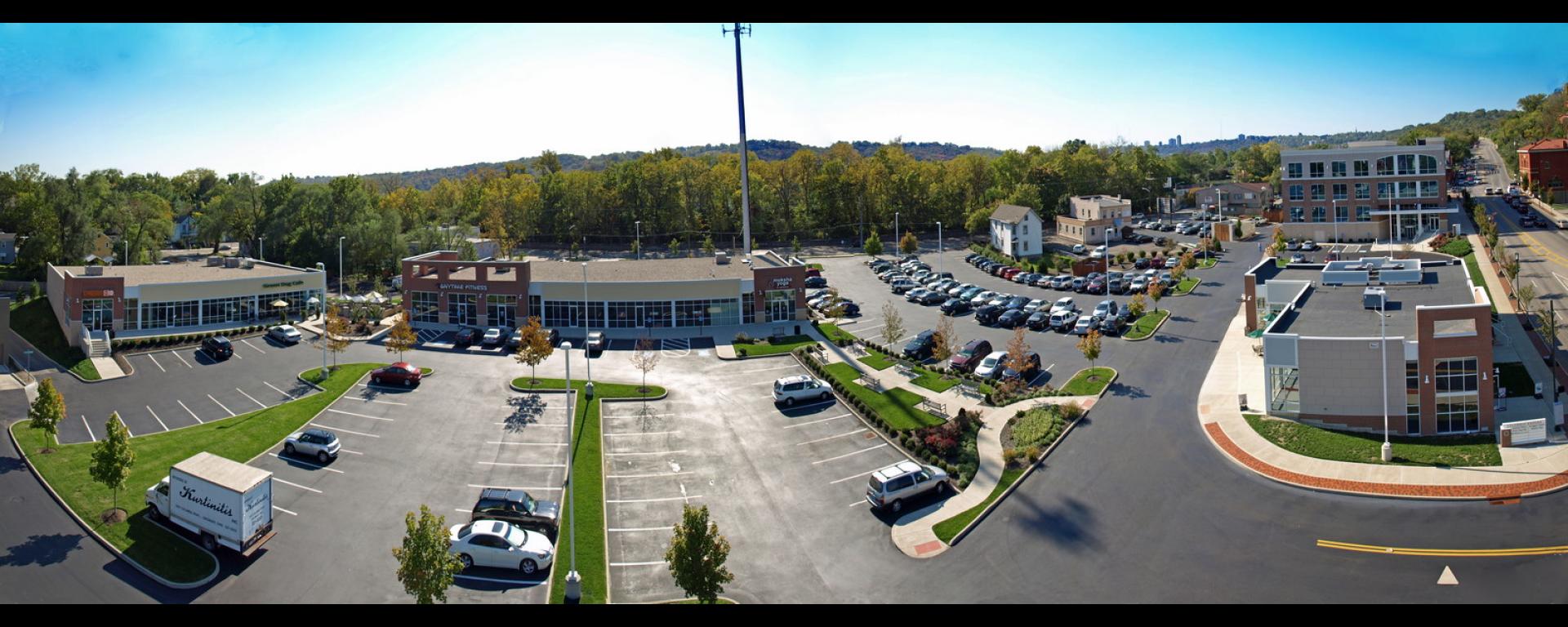 birdseye aerial of building