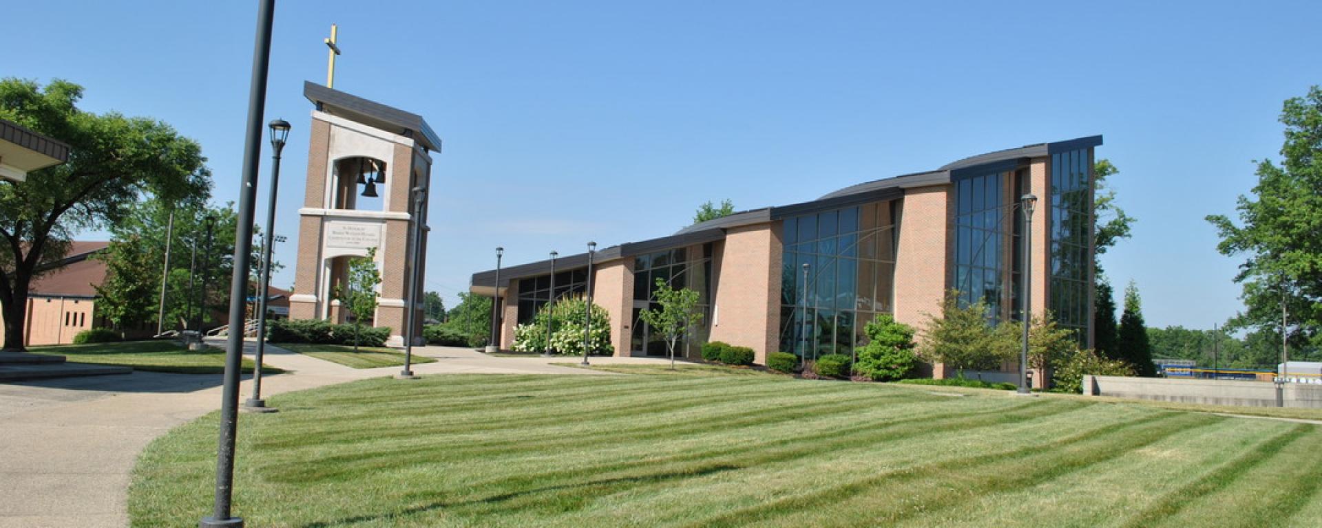 side profile of chapel