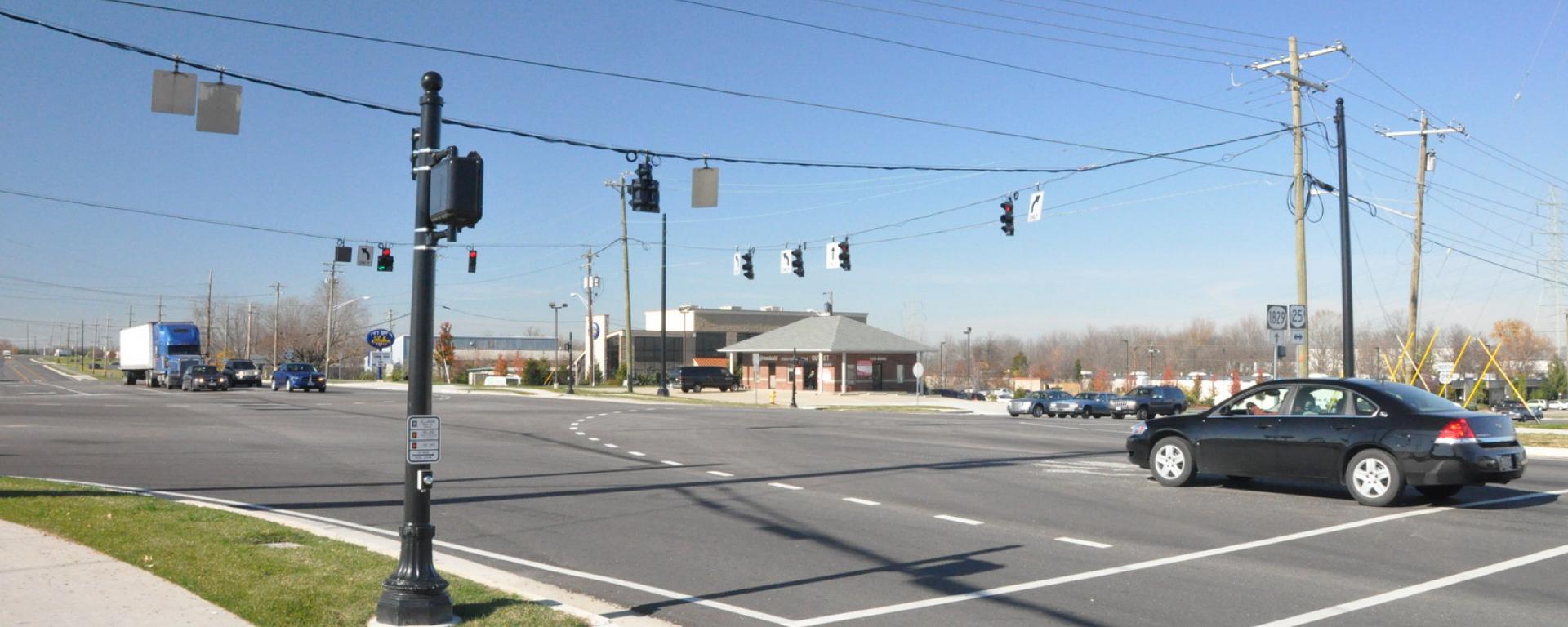 crosswalk across roadway