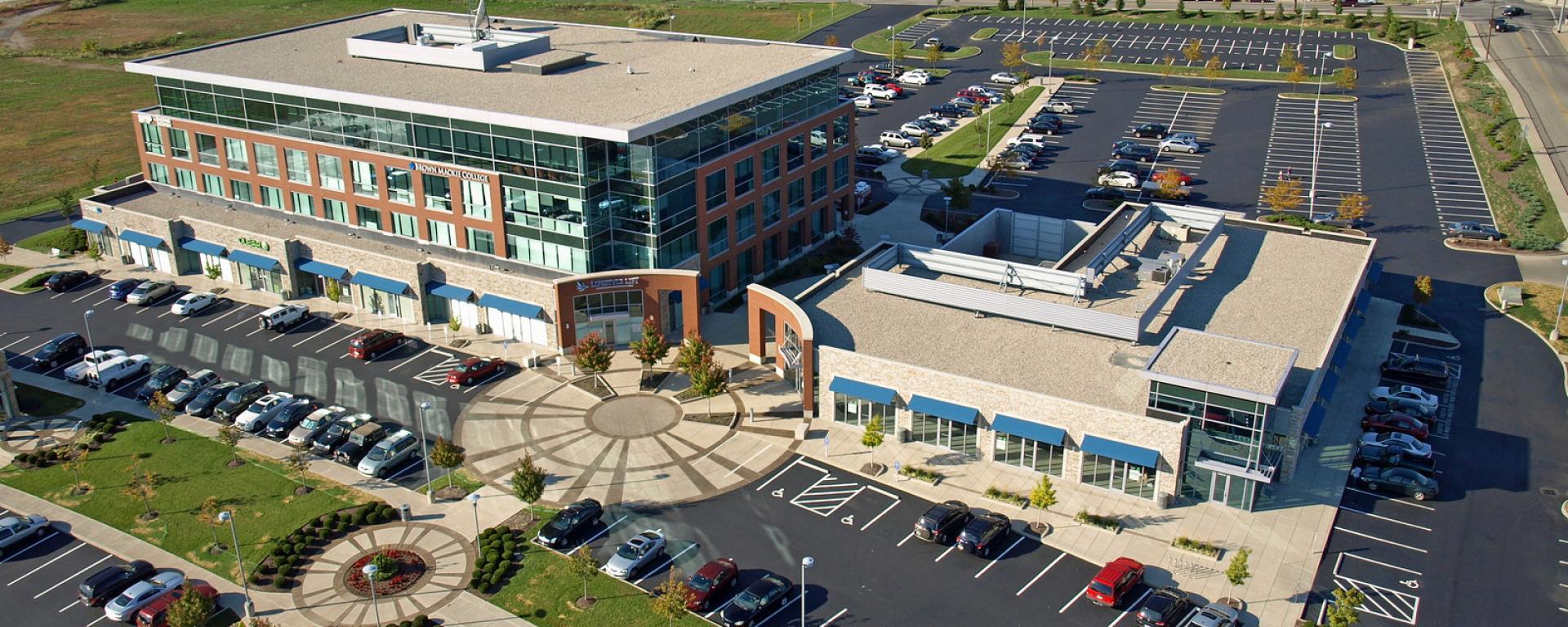 aerial image of building