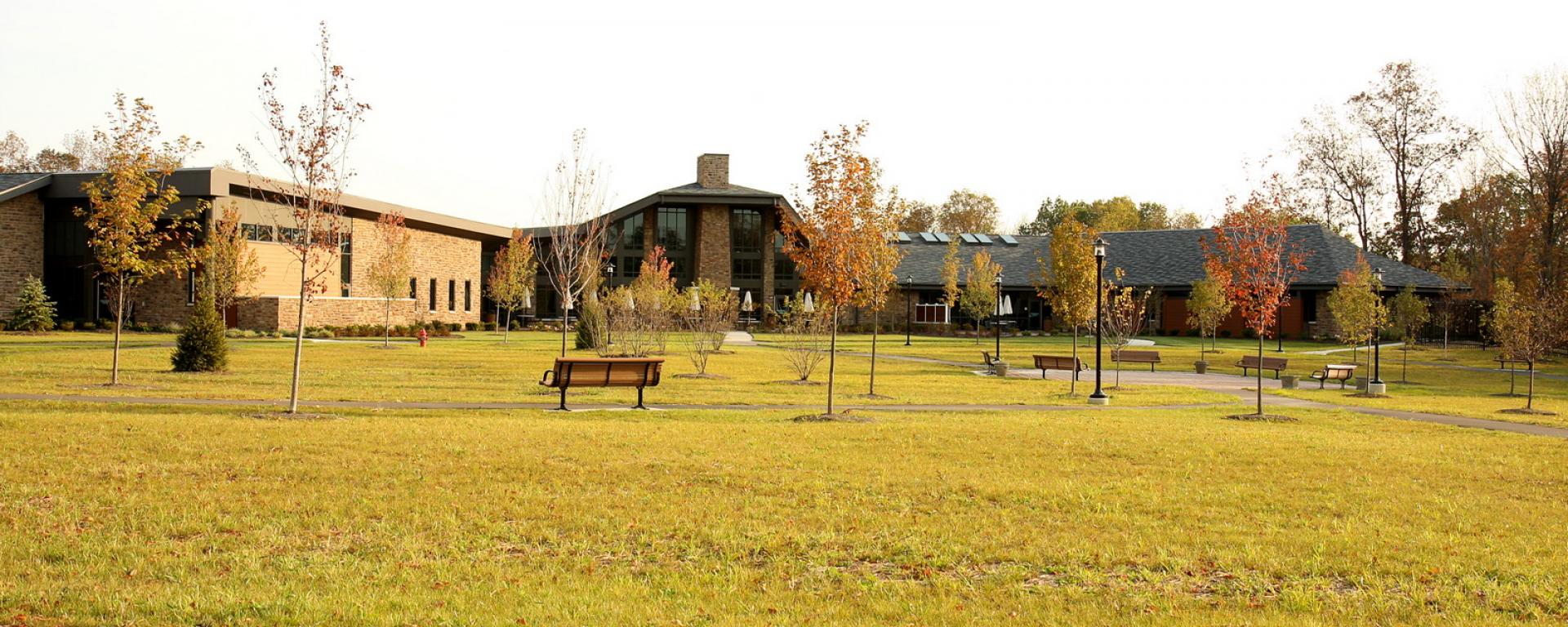 back courtyard and walkways 