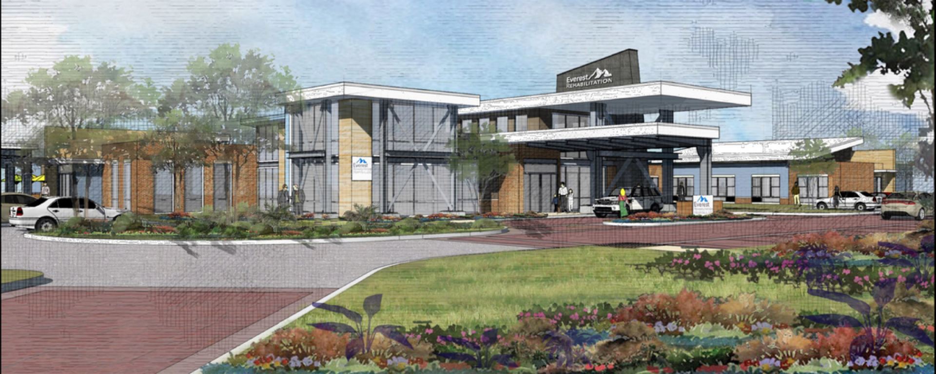 rendering of rehab facility