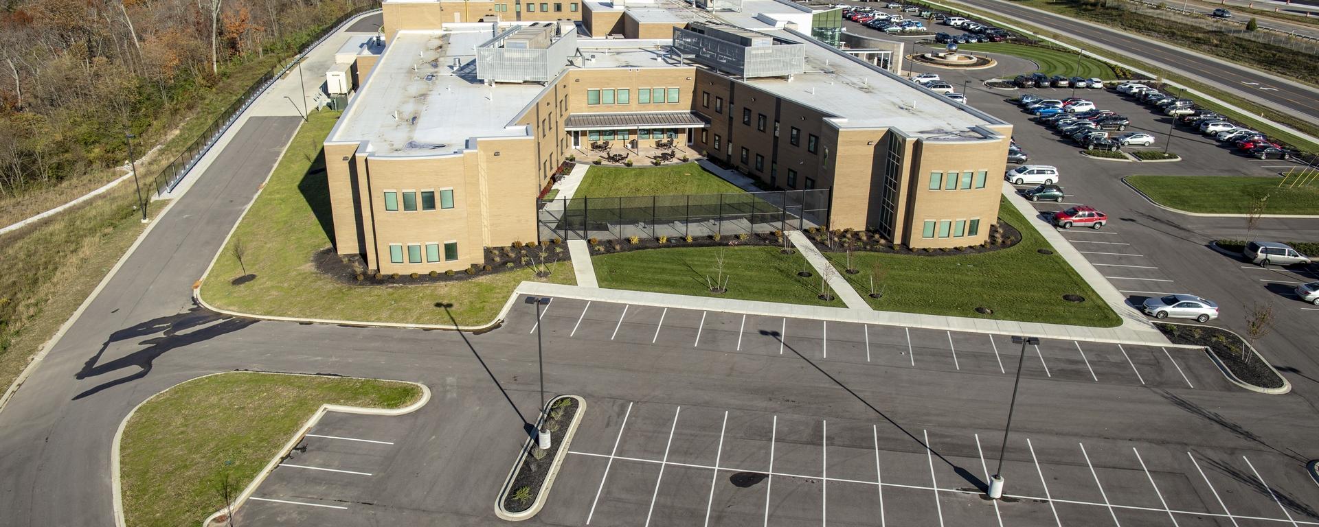 aerial view of facility 