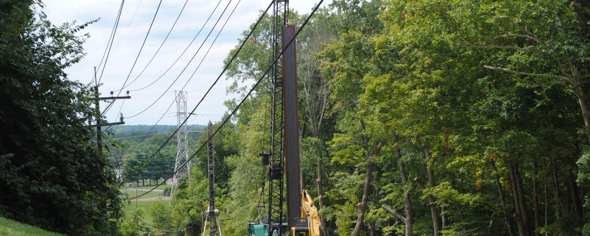 roadway under construction