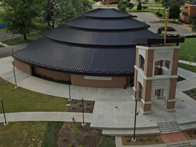 Thomas More University Chapel aerial image of chapel