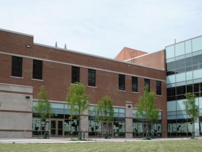 front of building with landscaping