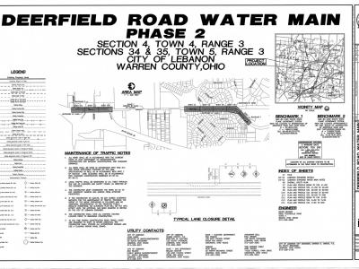 Deerfield Road Water Main Extension Phase II water main rendering