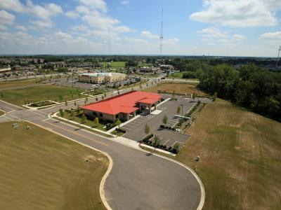 aerial image of building