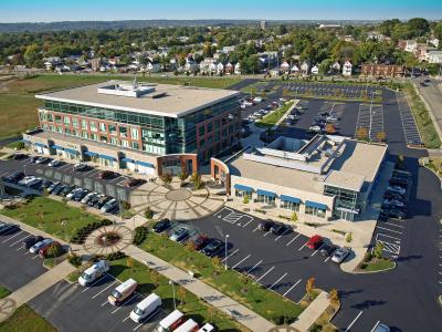 aerial image of building