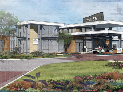 rendering of rehab facility