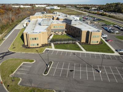 aerial view of facility 