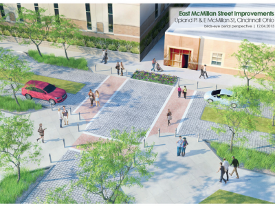 cross walk rendering of entrance